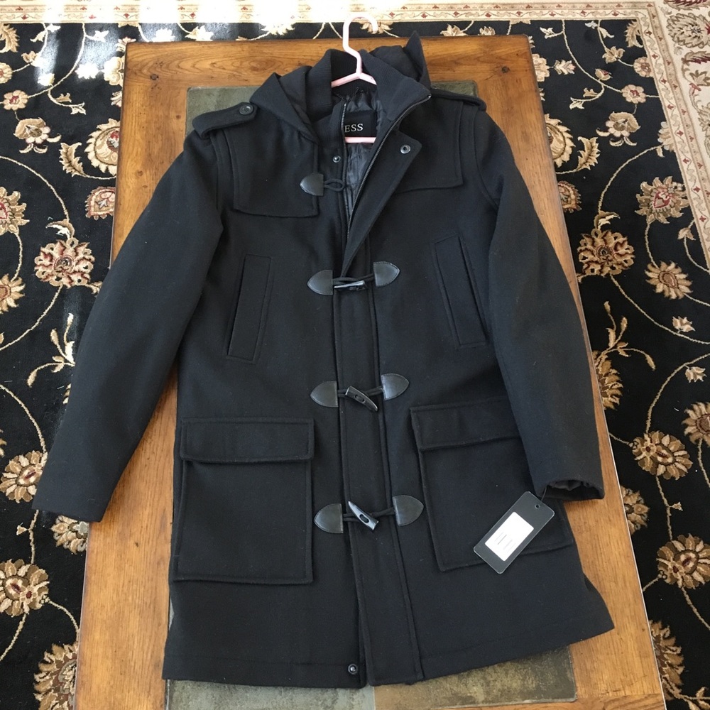 BNWT Men's Guess Winter Small Peacoat